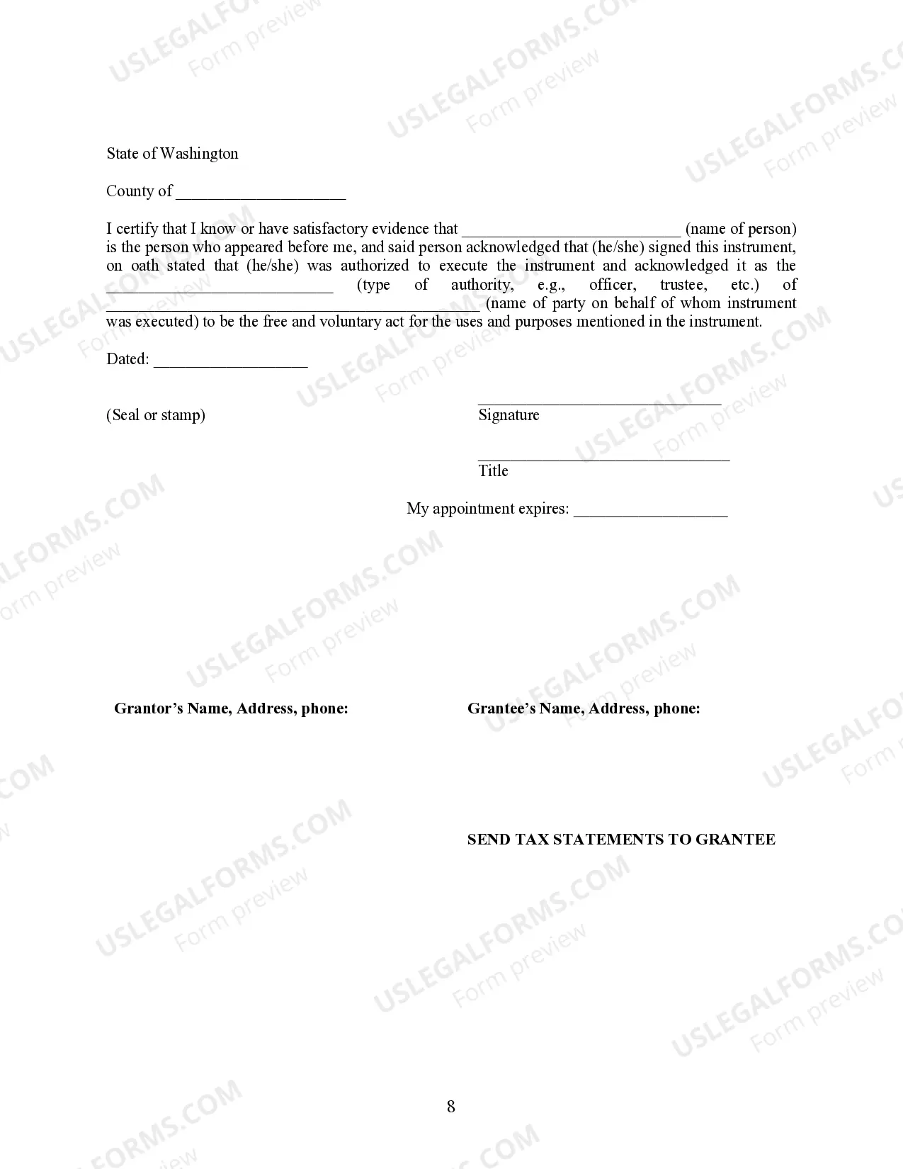Preview Warranty Deed for Limited Partnership or LLC is the Grantor, or Grantee