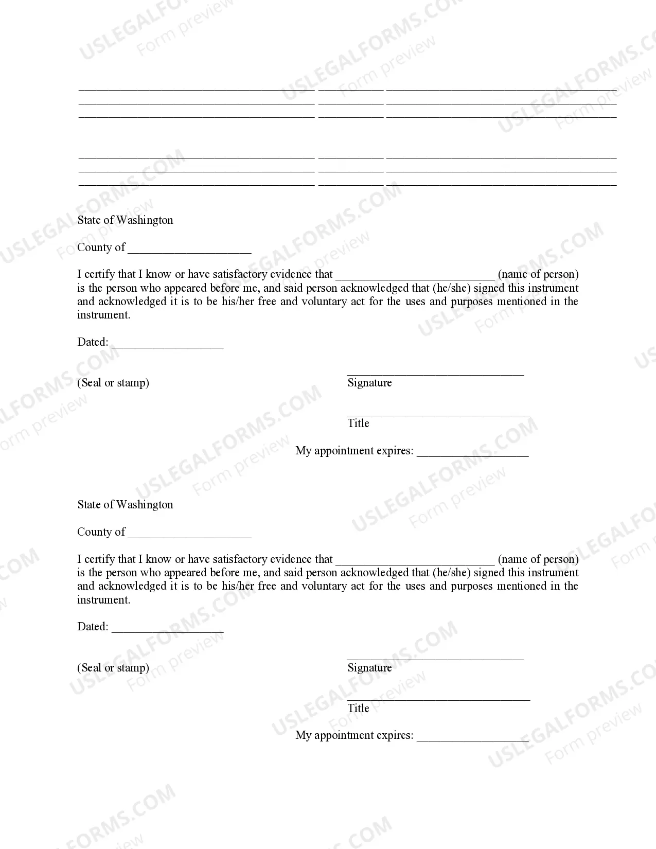 Preview Quitclaim Deed for Husband and Wife to Living Trust
