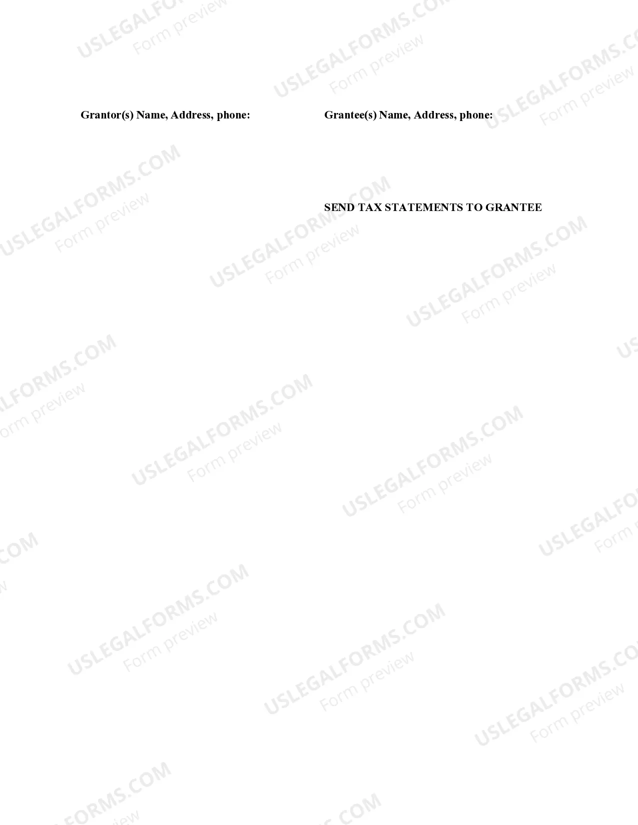 Preview Quitclaim Deed for Husband and Wife to Living Trust