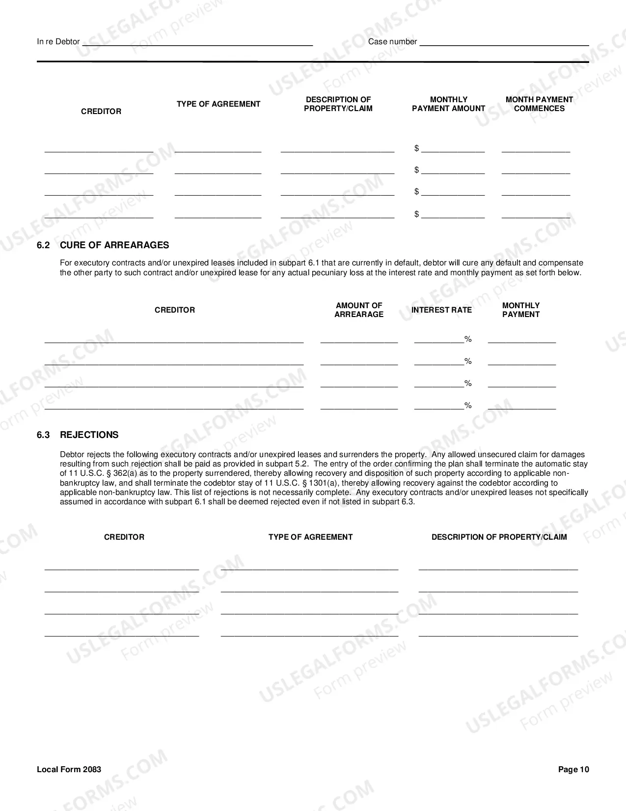 Preview Ch 13 Plan (effective 12/1/2017)