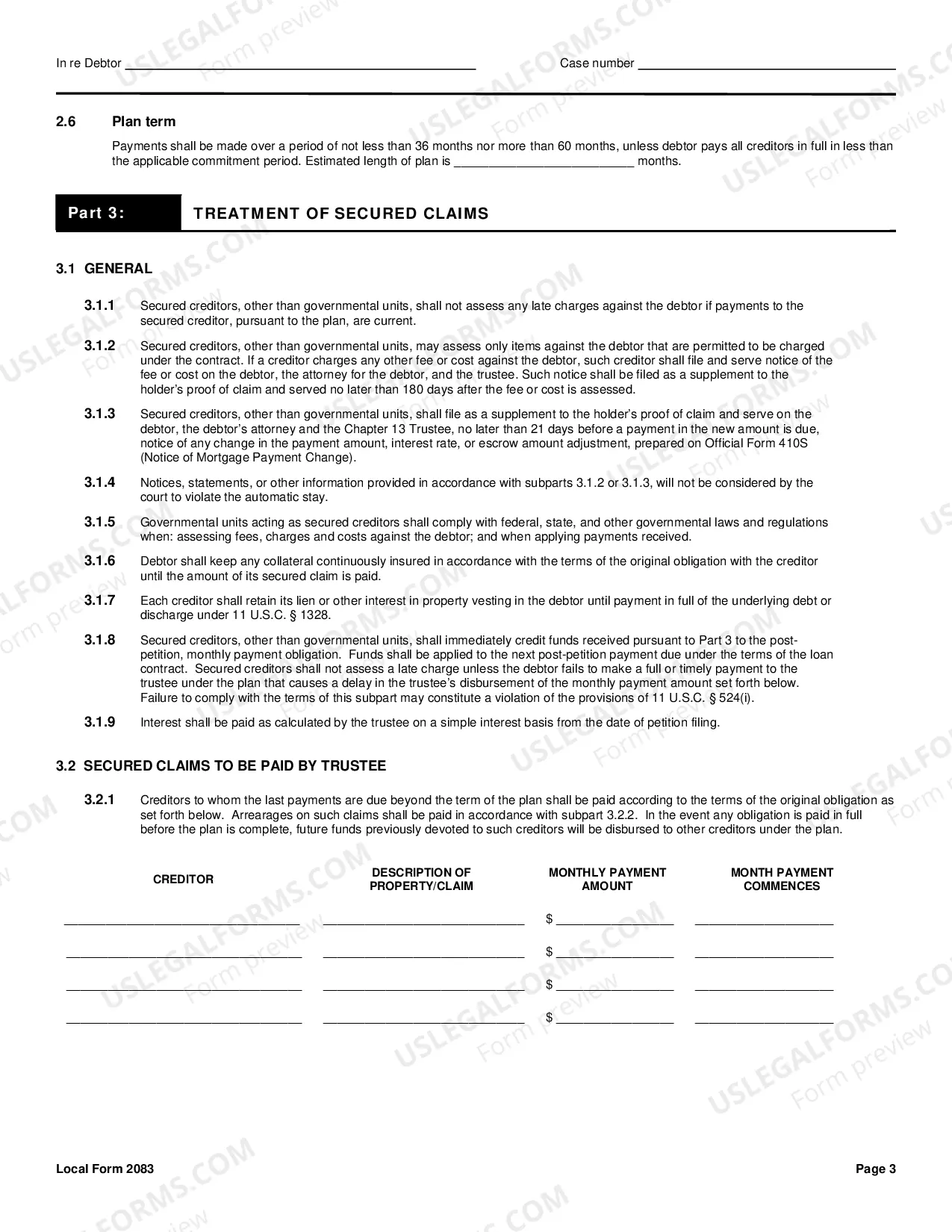 Preview Ch 13 Plan (effective 12/1/2017)