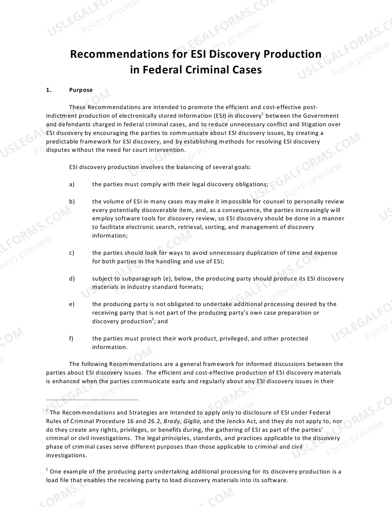 Preview Best Practices for Electronic Discovery in Criminal Cases