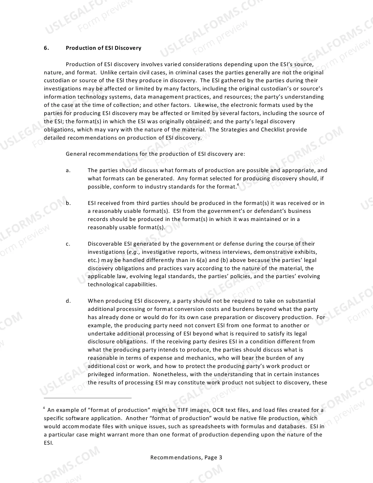 Preview Best Practices for Electronic Discovery in Criminal Cases