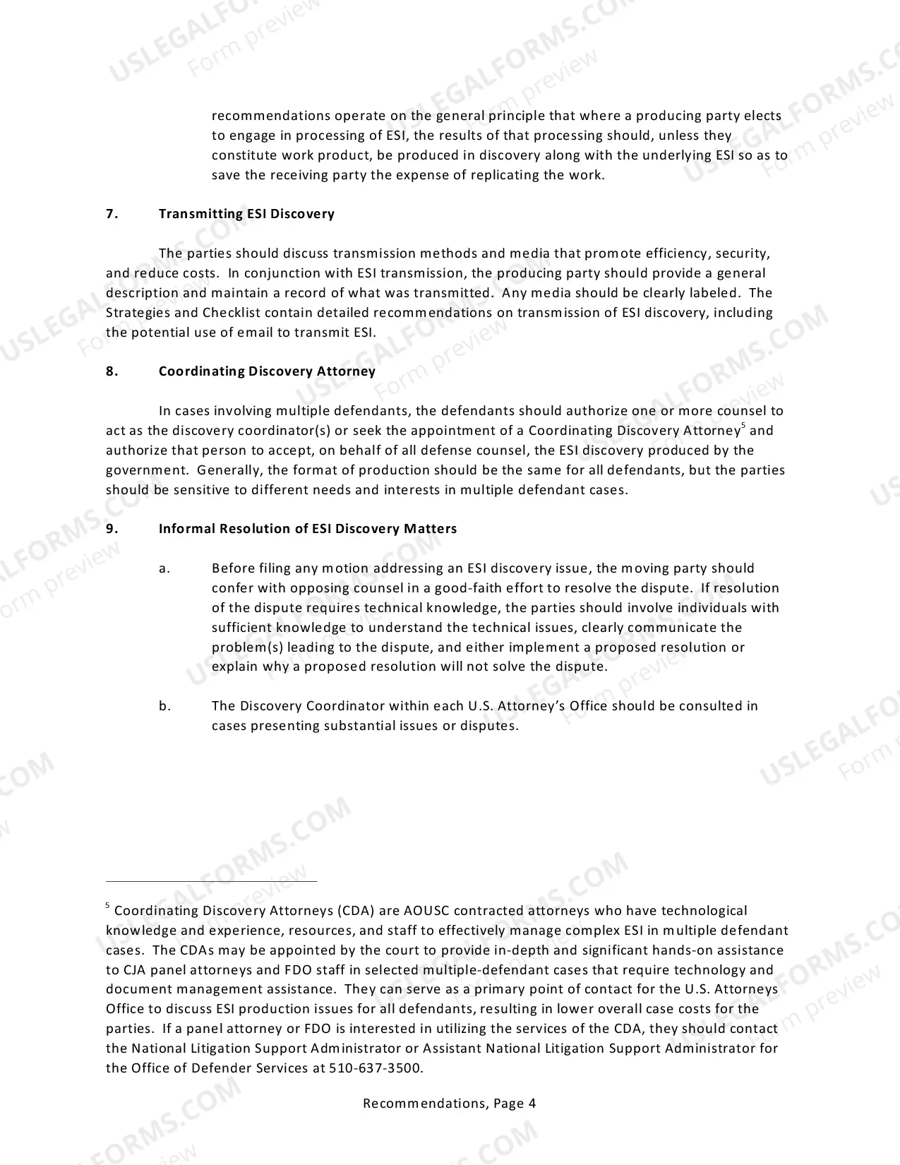 Preview Best Practices for Electronic Discovery in Criminal Cases