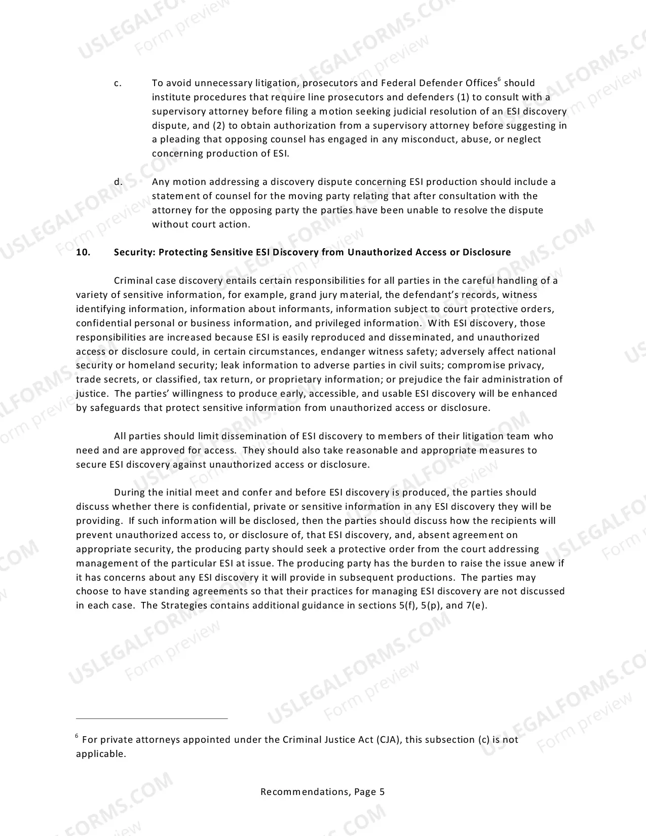 Preview Best Practices for Electronic Discovery in Criminal Cases