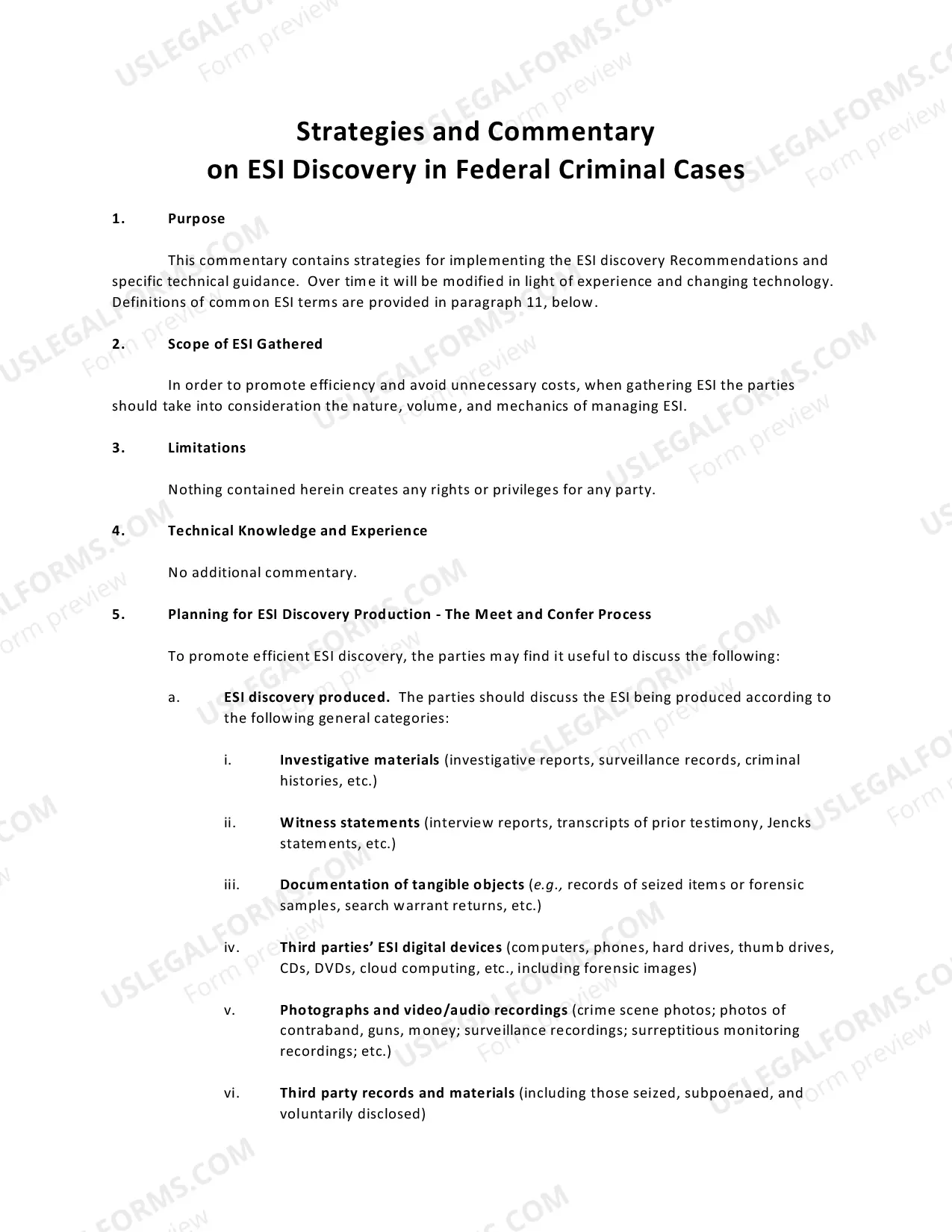 Preview Best Practices for Electronic Discovery in Criminal Cases