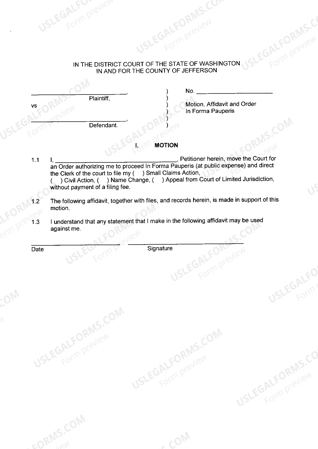Preview Appeal Packet