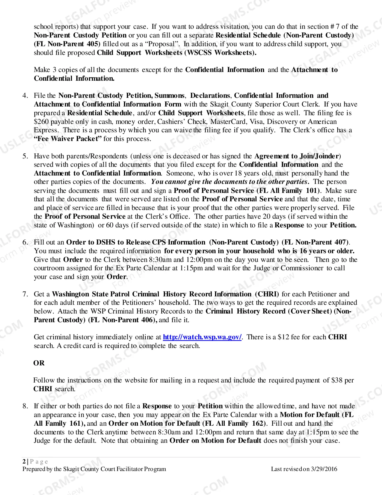 Preview Non-Parent Custody - Contested