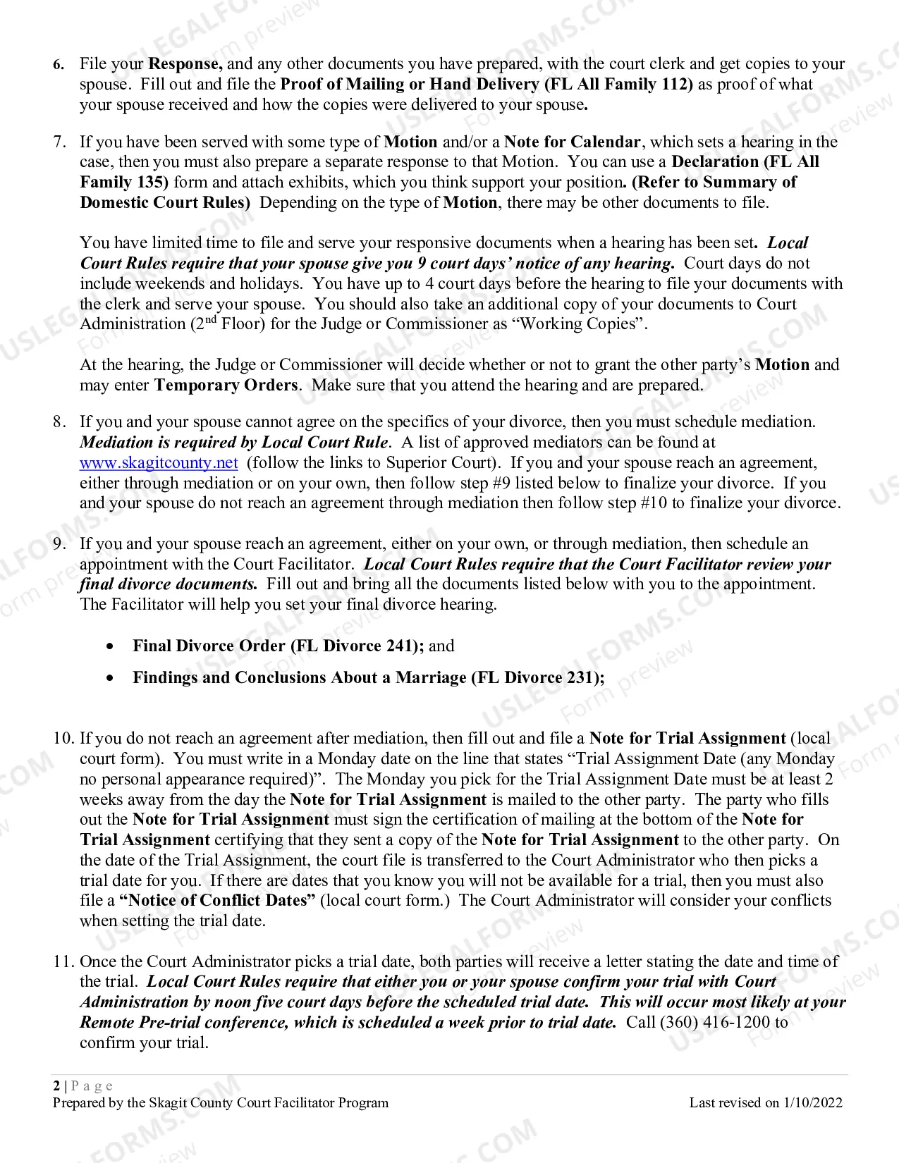 Preview Response to Petition - DivorcewithoutChildren