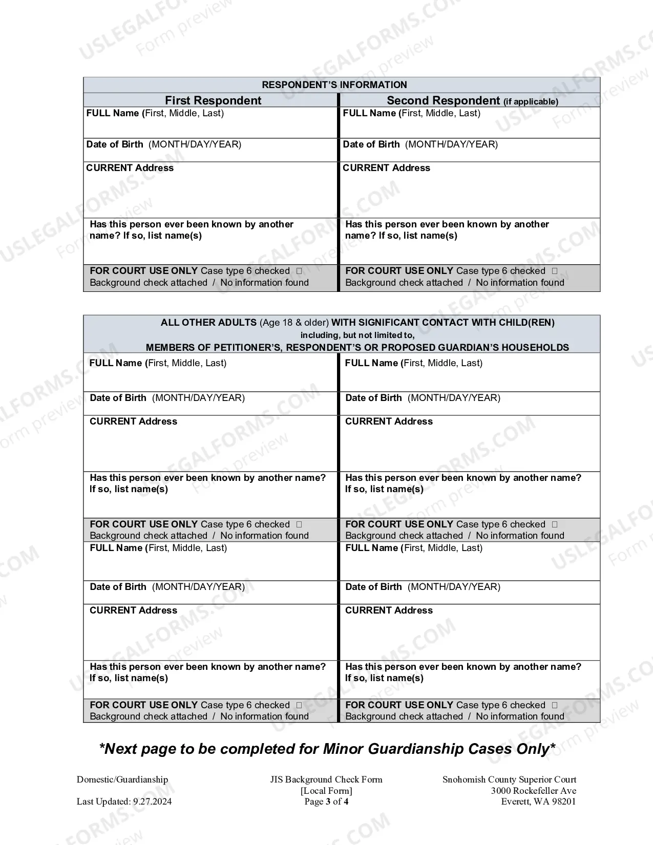Preview Background Check (Permanent Parenting Plan)