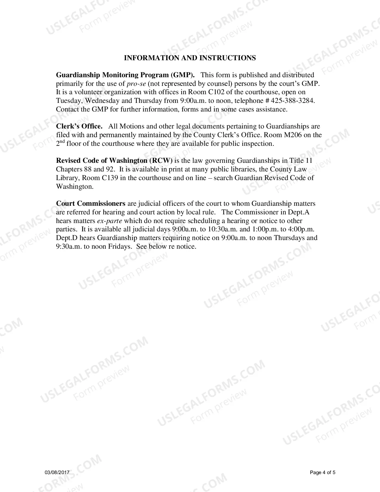 Preview Motion To Modify Replace Or Terminate Guardianship