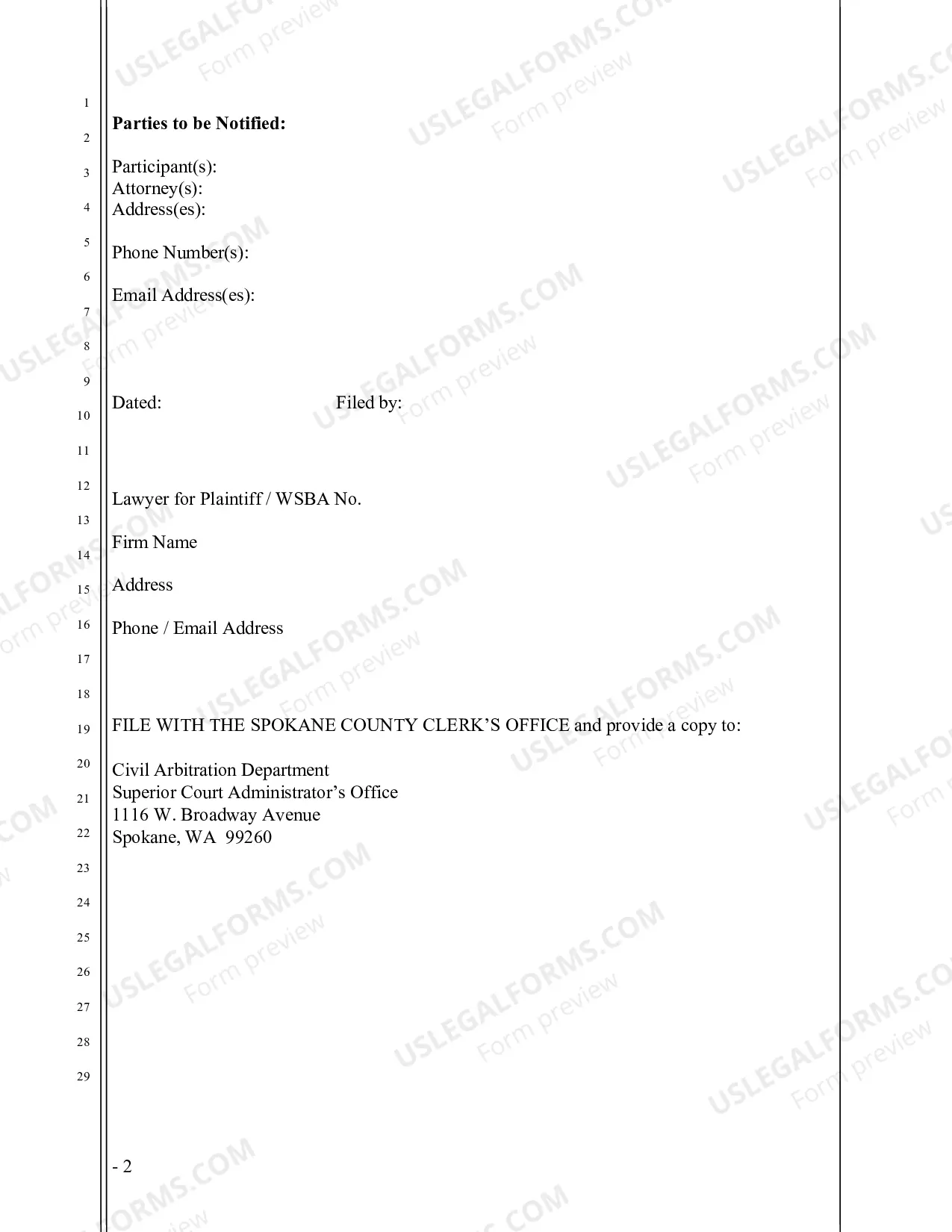 Preview Statement of Arbitrability Mandatory Arbitration