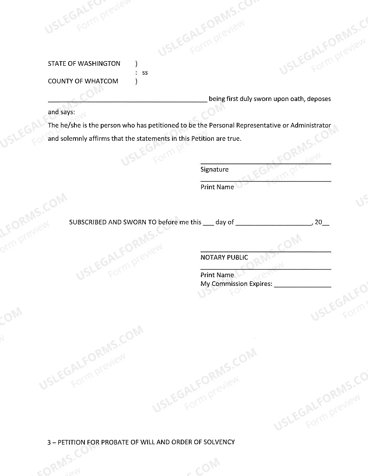 Preview Probate Without Will Information Packet