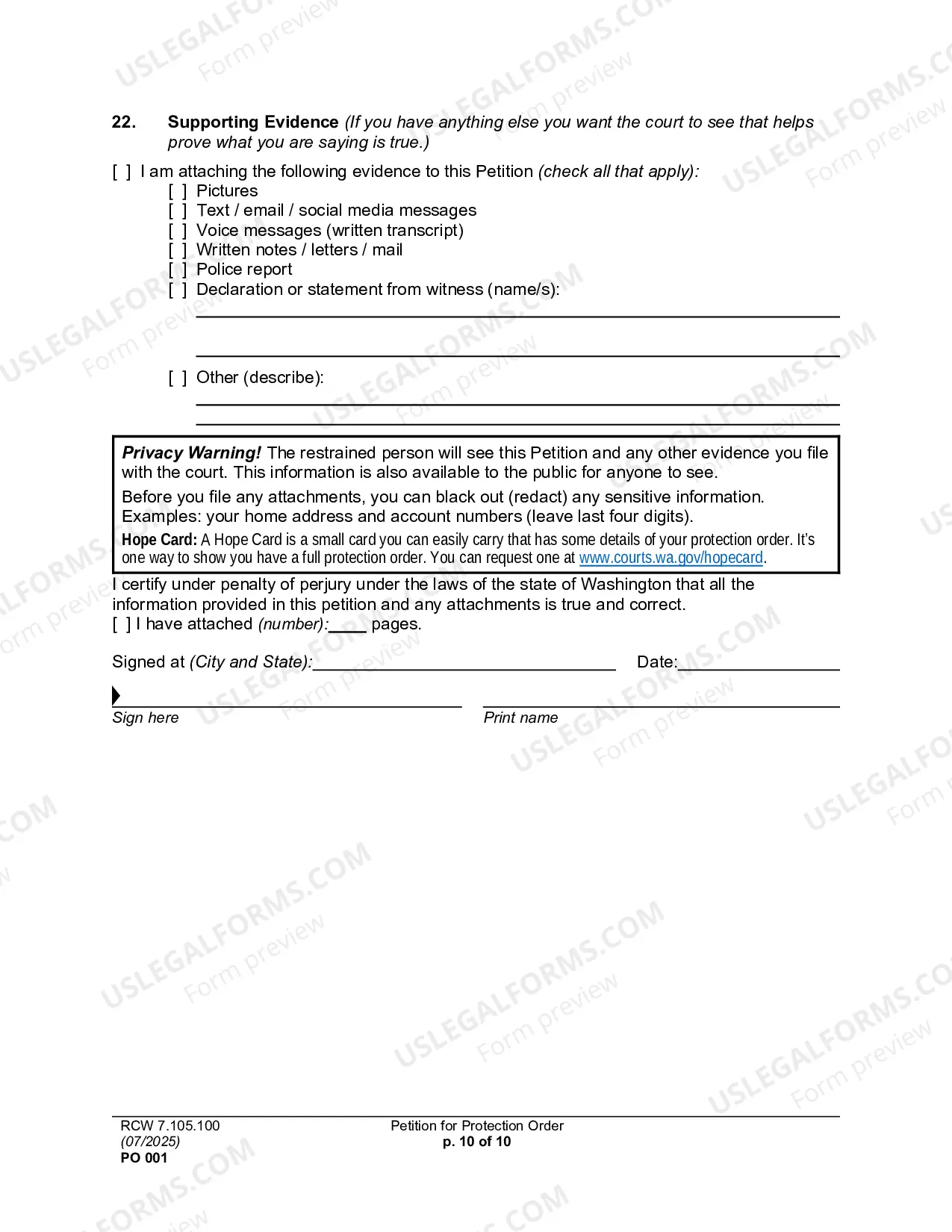 Preview Anti-Harassment Petition