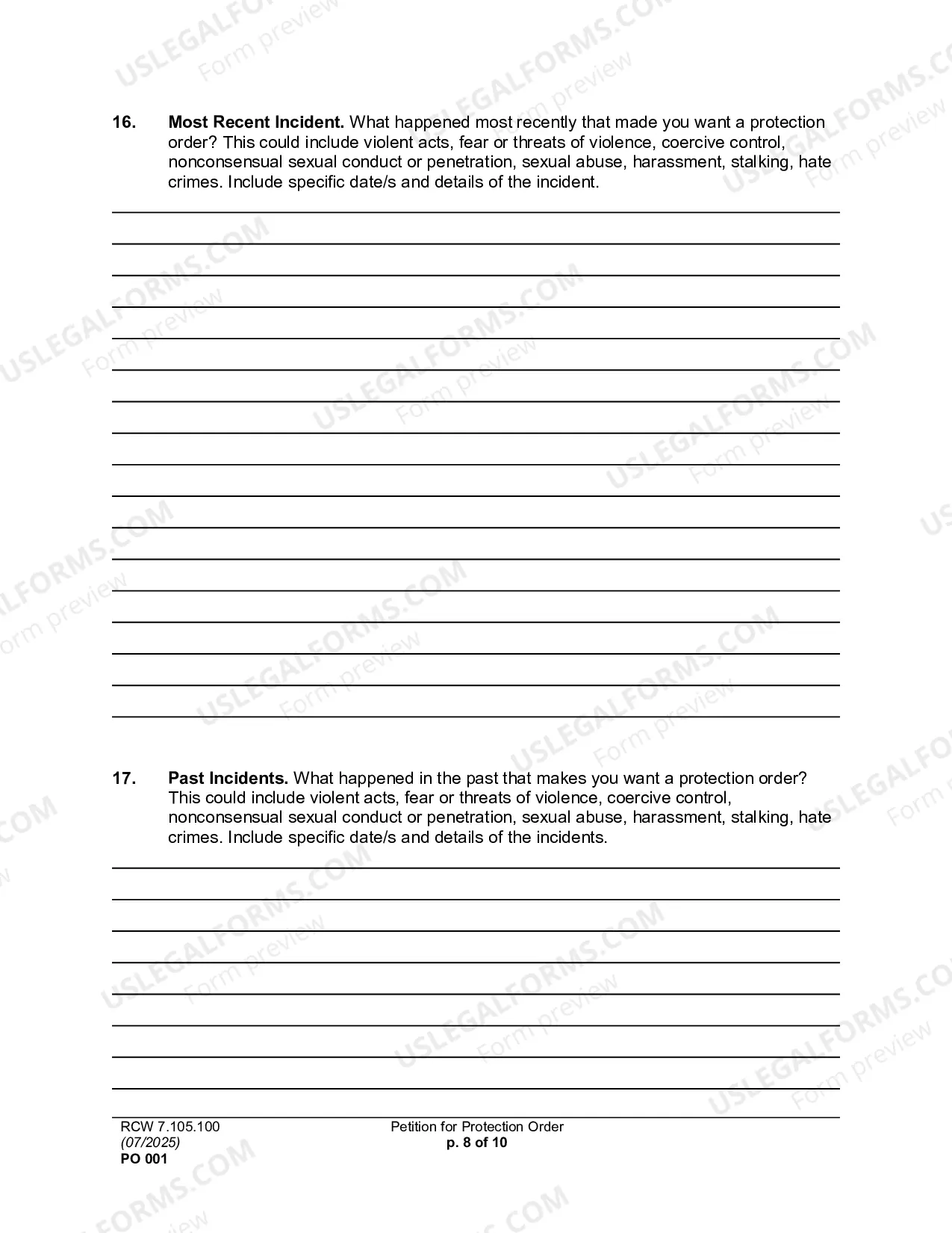 Preview Anti-Harassment Petition