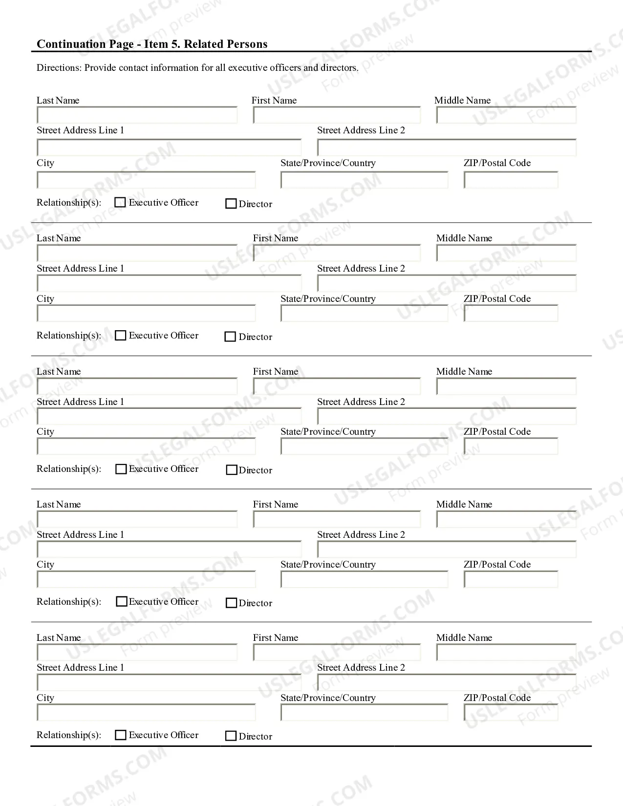 Preview Municipal Security Notice Filing Form