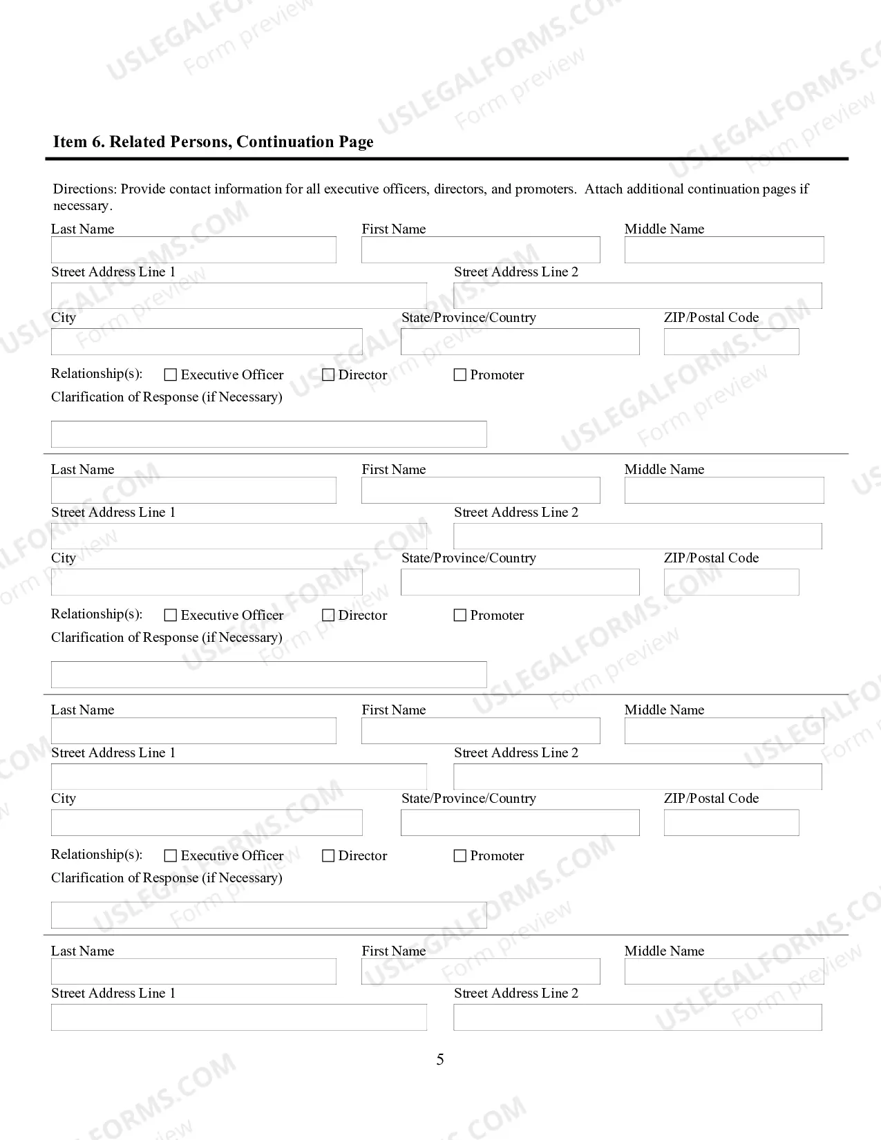Preview Regulation A - Tier 2 Notice Filing Form