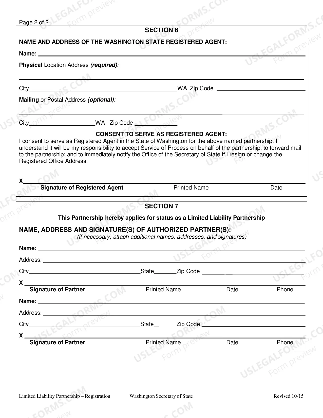 Preview Limited Liability Partnership Registration