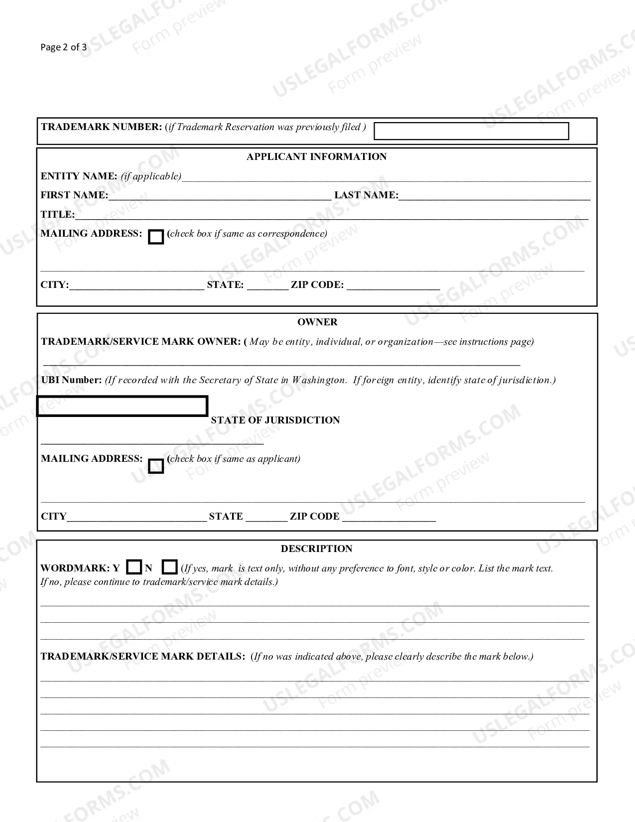 Preview Trademark Registration Or Renewal