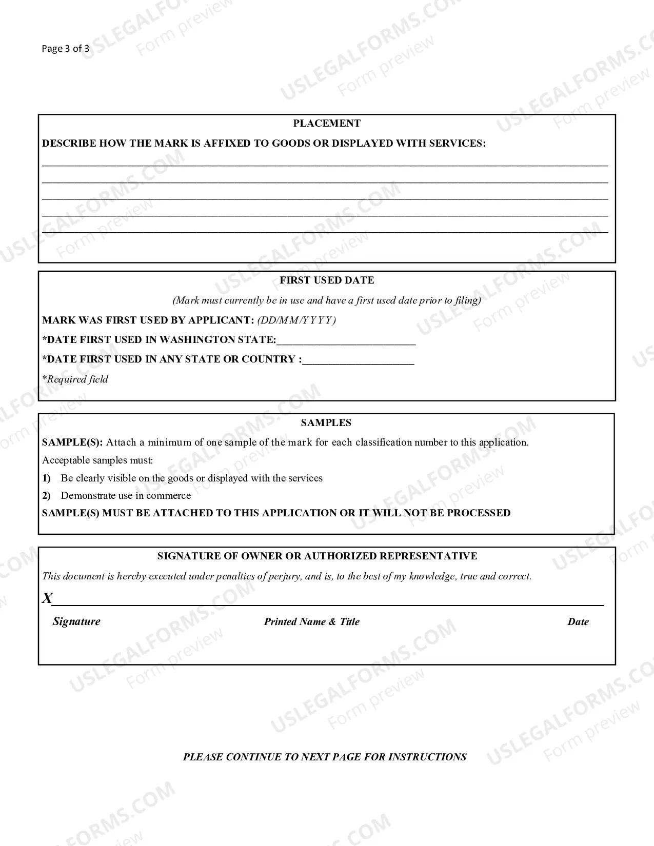 Preview Trademark Registration Or Renewal