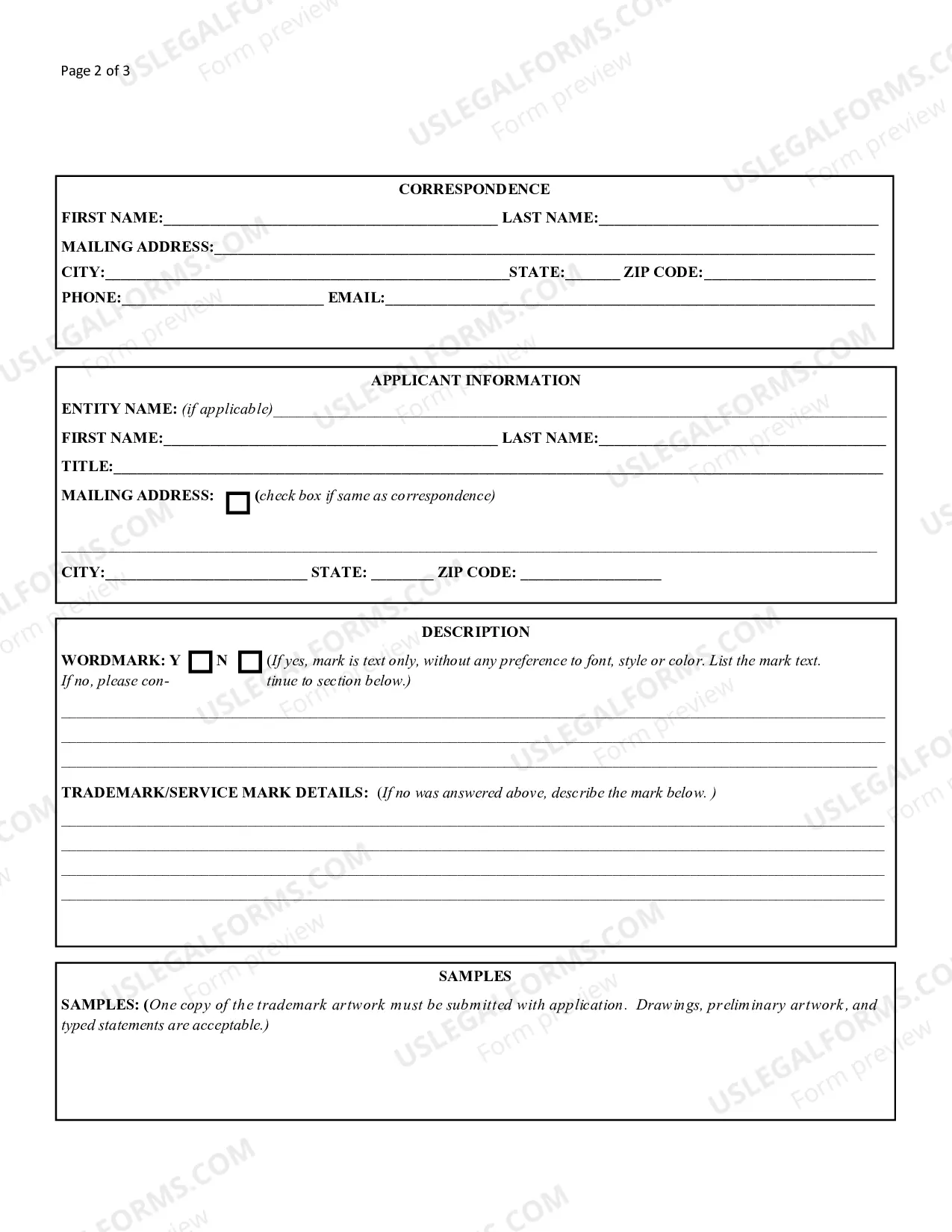 Preview Trademark Reservation