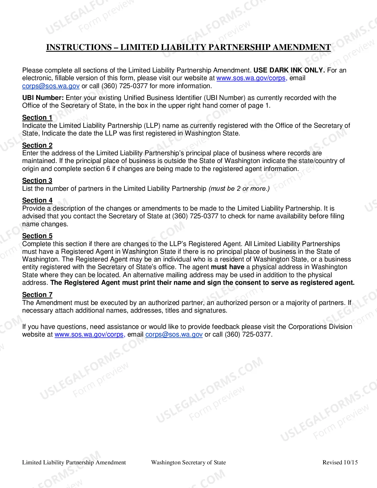 Preview Limited Liability Partnership Amendment