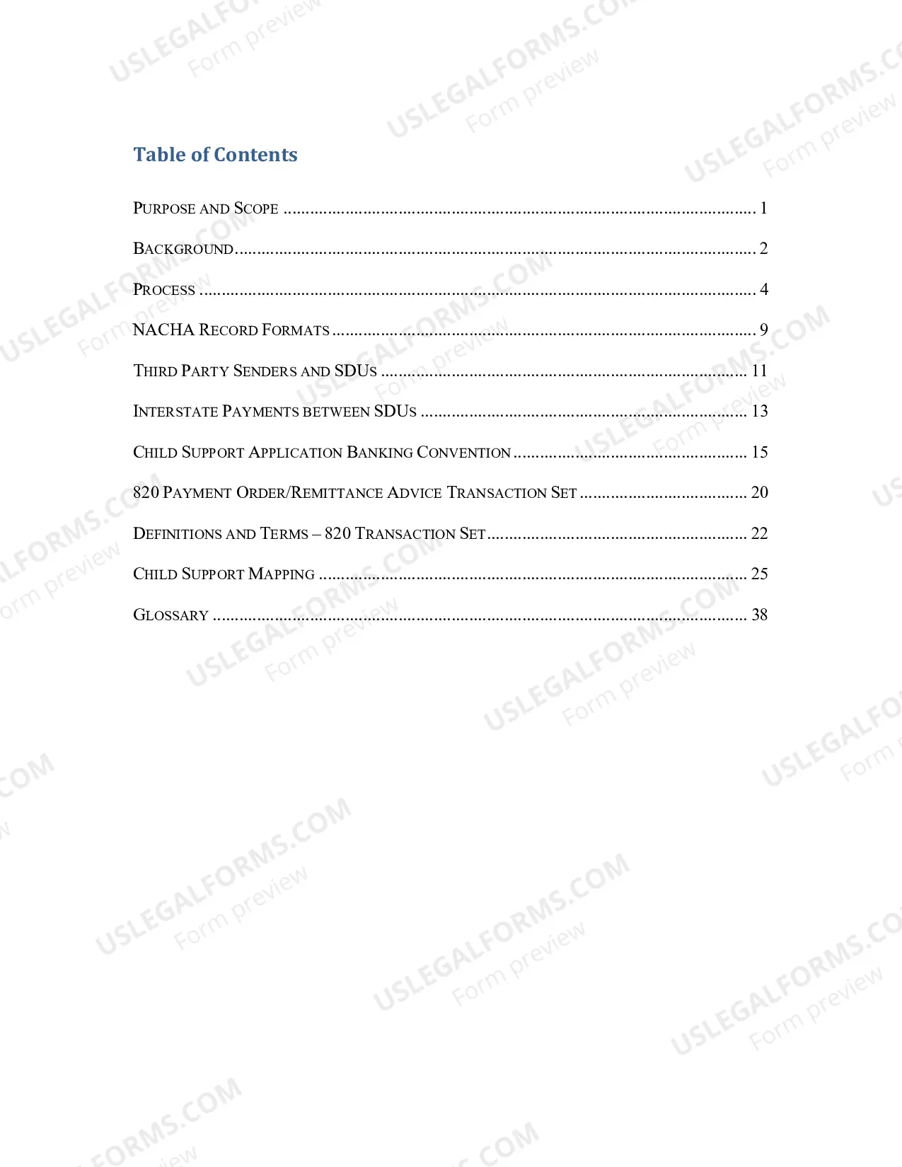 Preview User Guide for Electronic Child Support Payments.