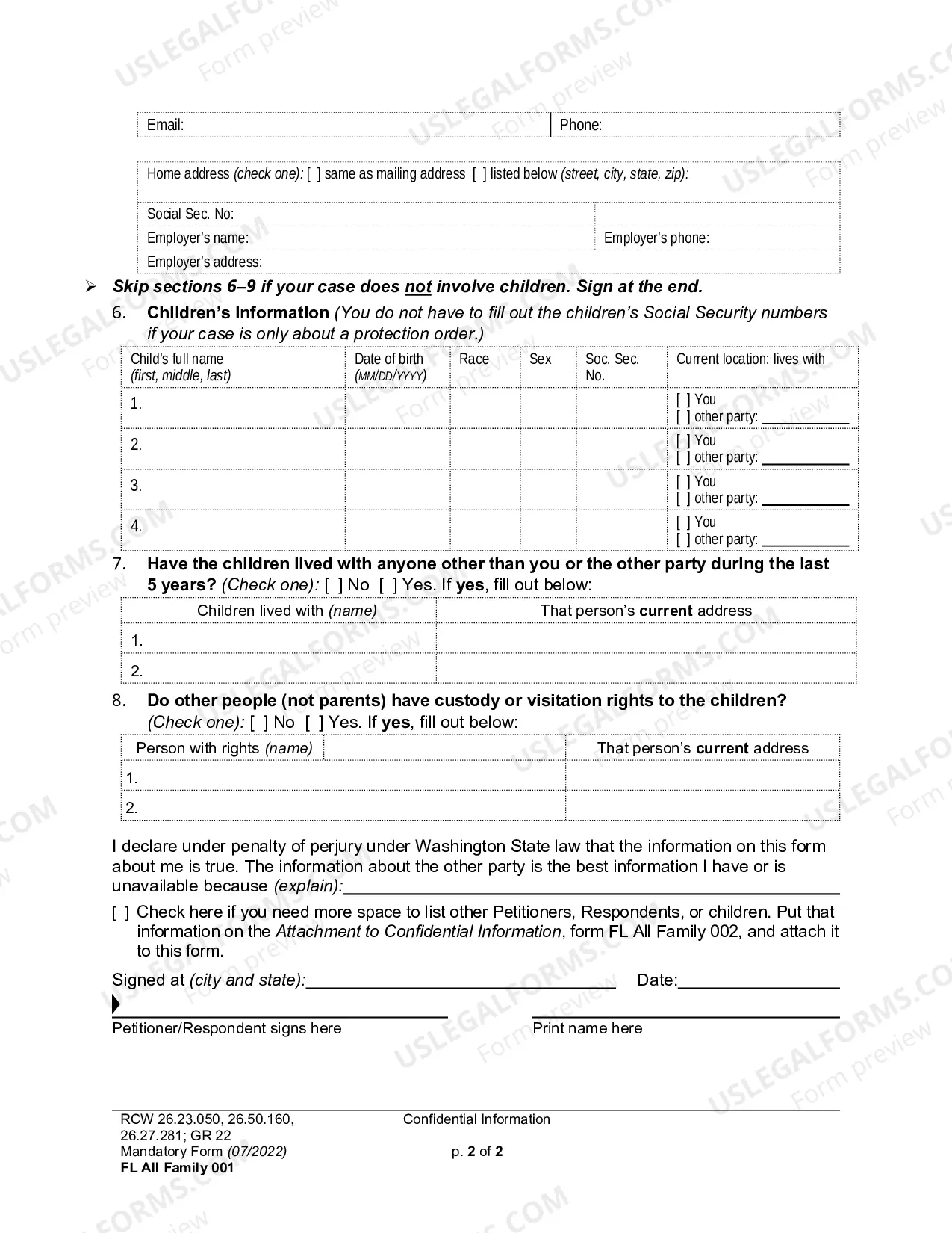 Preview Confidential Information