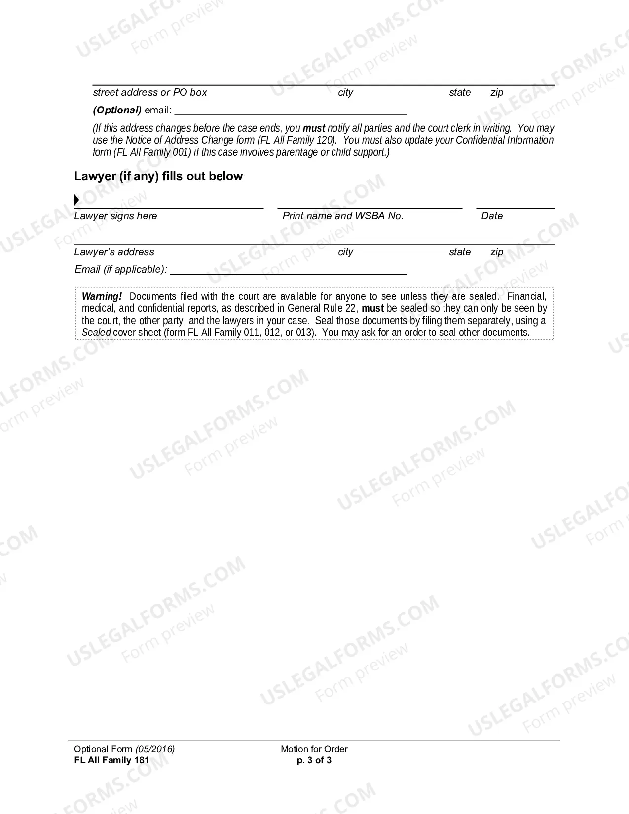 Preview Motion For Order