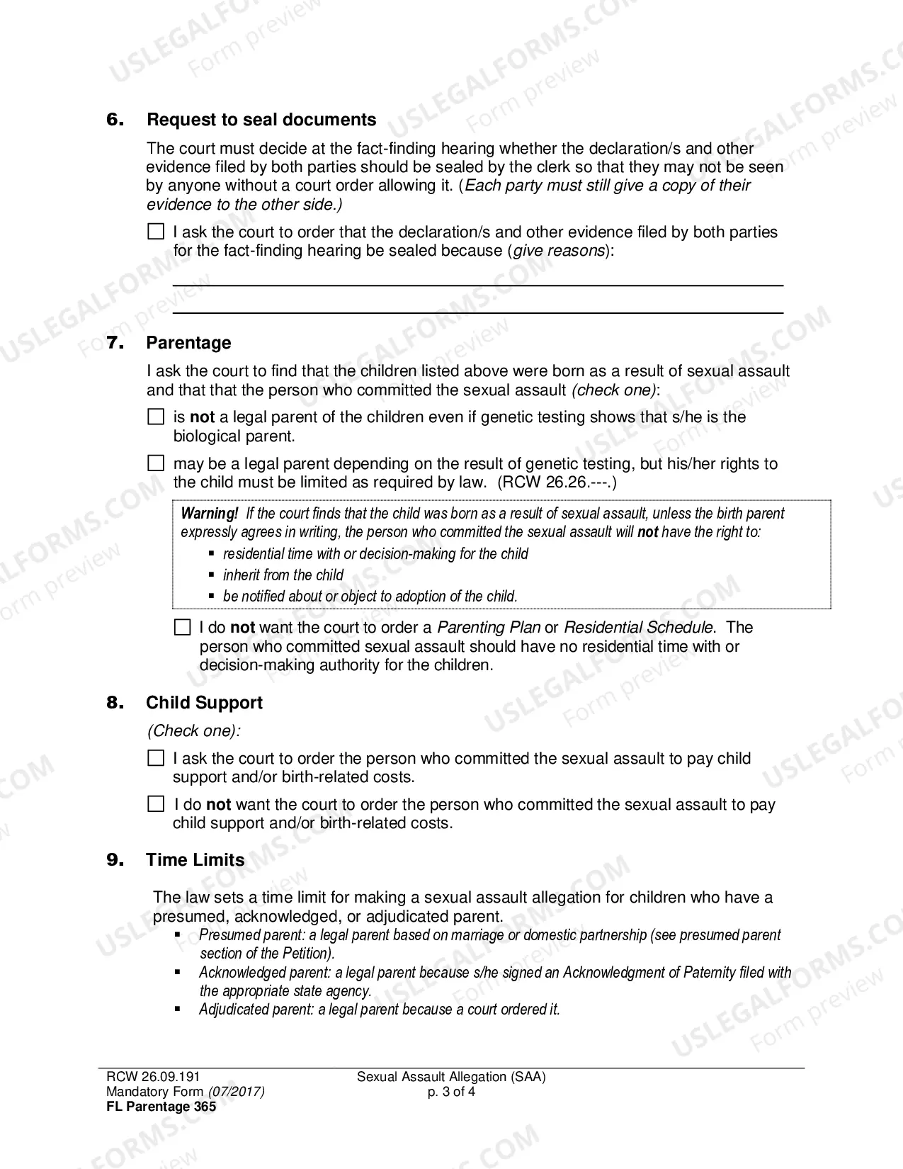 Preview Sexual Assault Allegation