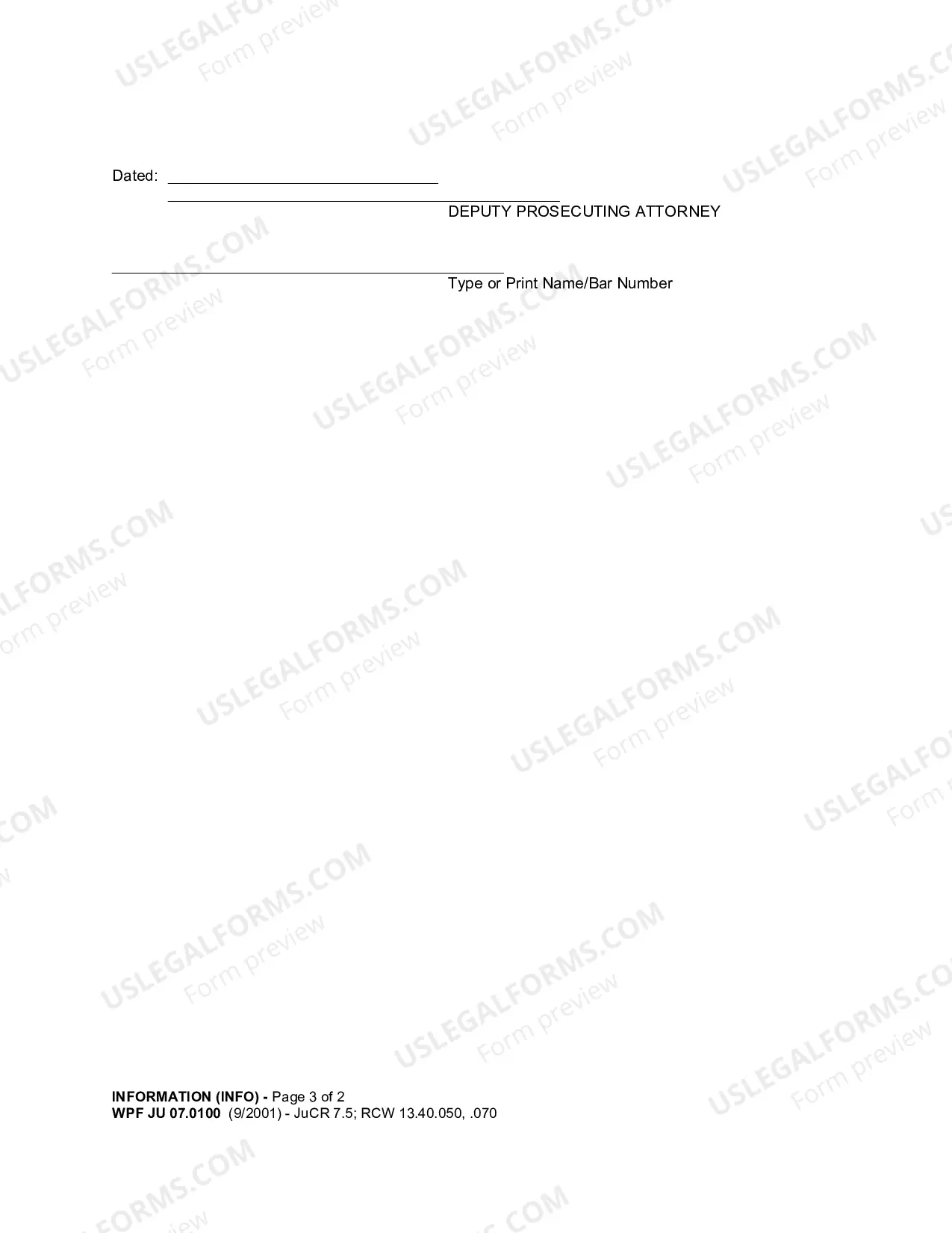 Preview Information (Form)