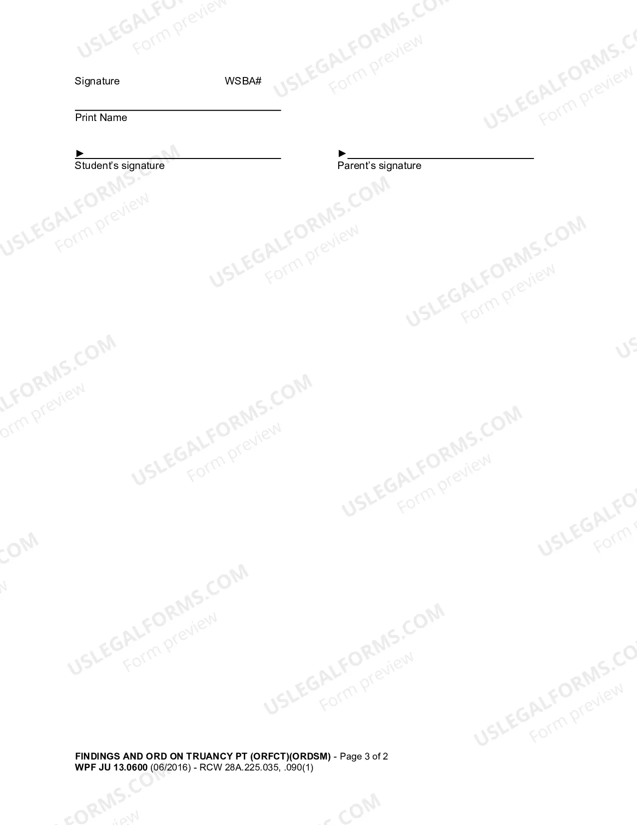 Preview Findigs And Order On Truancy Petition