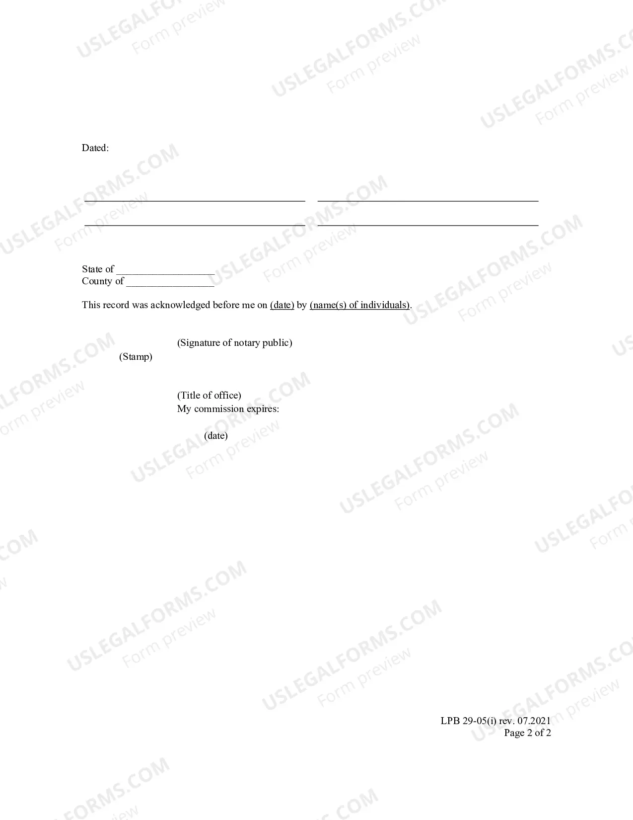 Preview Request For Notice