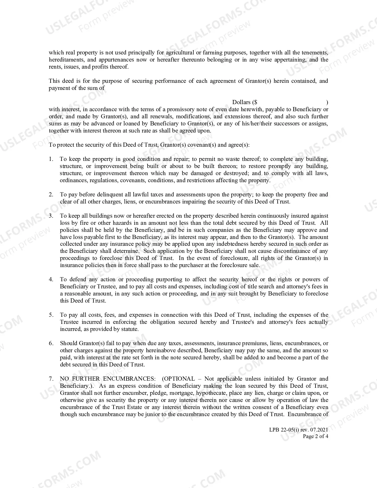 Preview Deed of Trust