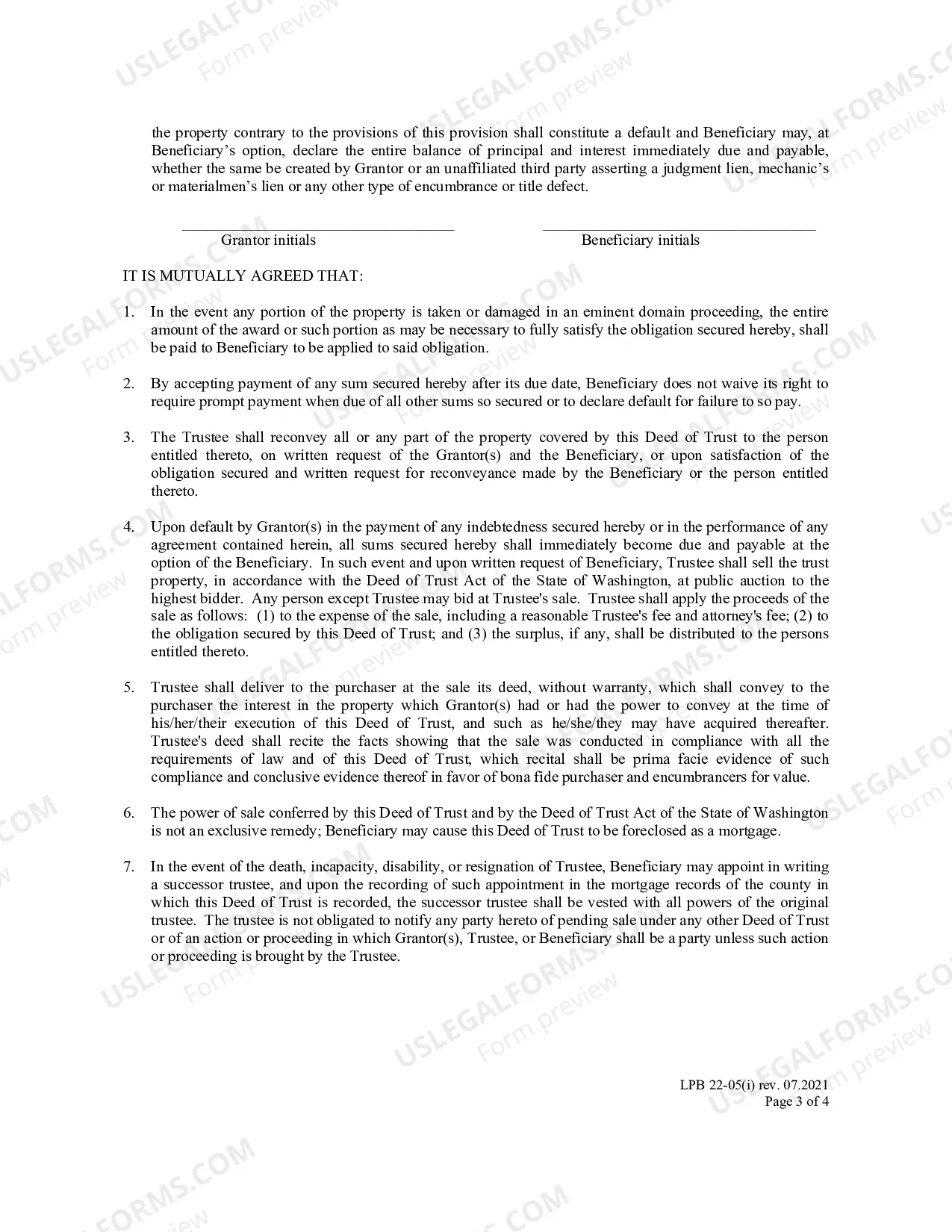 Preview Deed of Trust