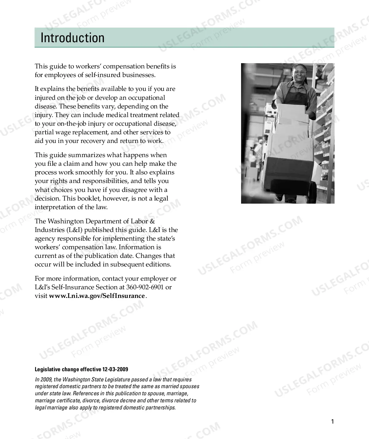Preview A Guide to Workers' Compensation Benefits For Employees of Self-Insured Businesses