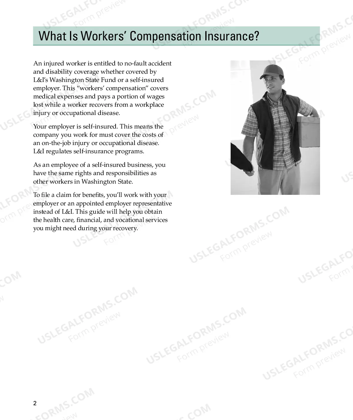Preview A Guide to Workers' Compensation Benefits For Employees of Self-Insured Businesses