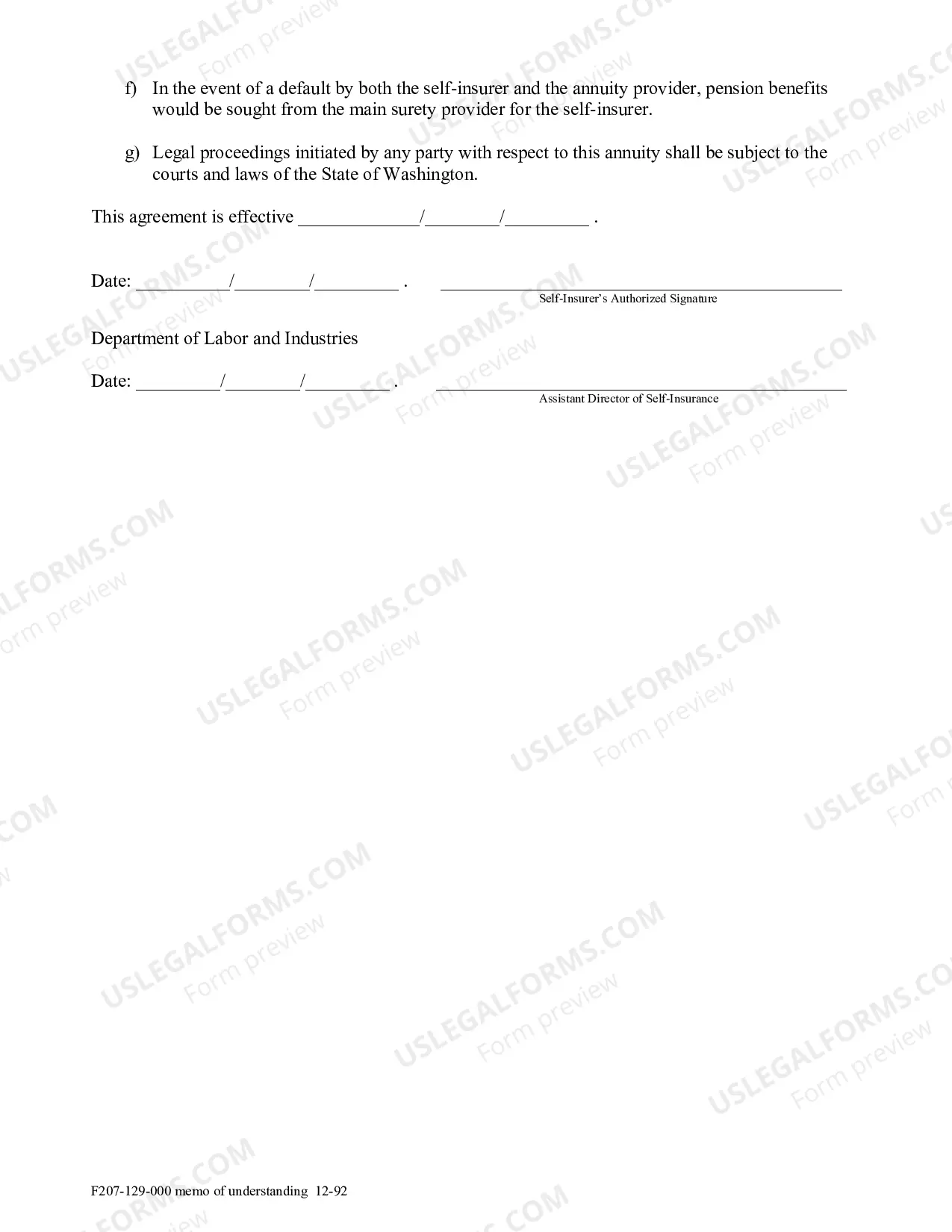 Preview Memorandum of Understanding