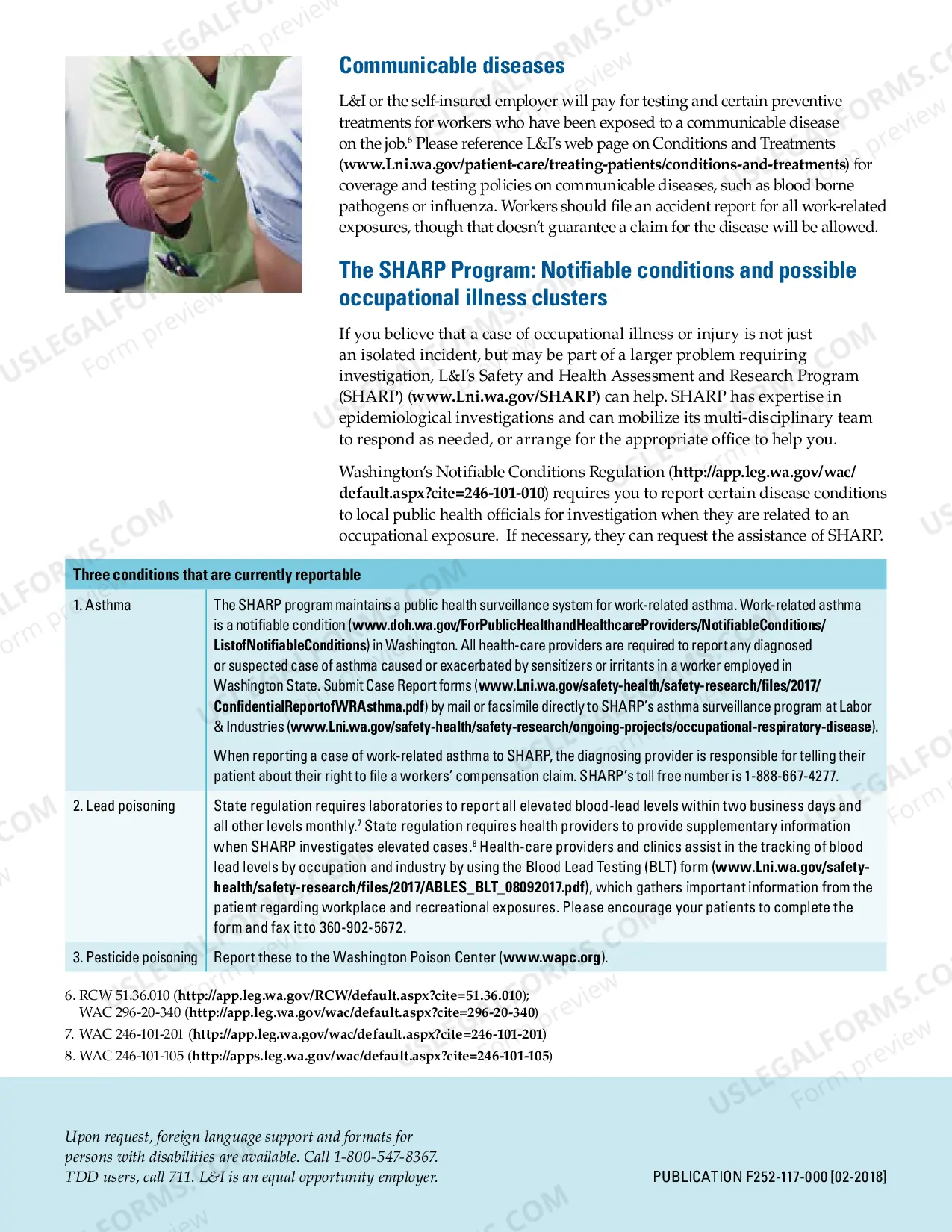 Preview Occupational Disease Claims in Workers' Compensation