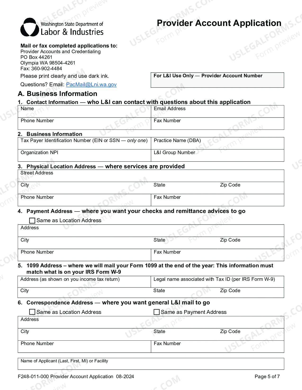Preview Submission of Provider Credentials for Interpretive Services