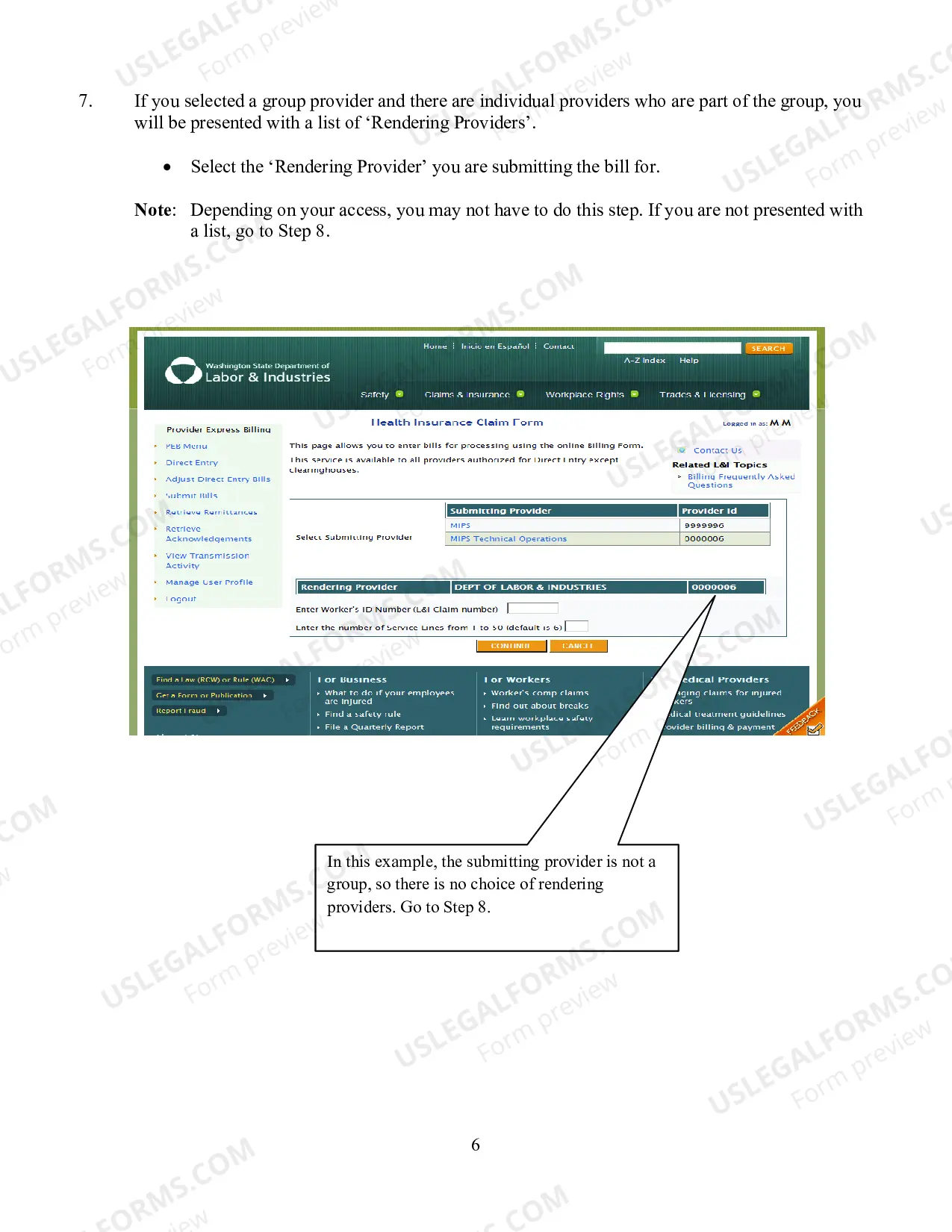 Preview Crime Victims Direct Entry Billing Manual