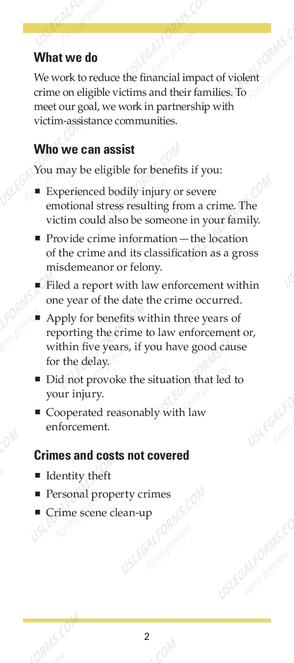 Preview Help for Victims of Crime