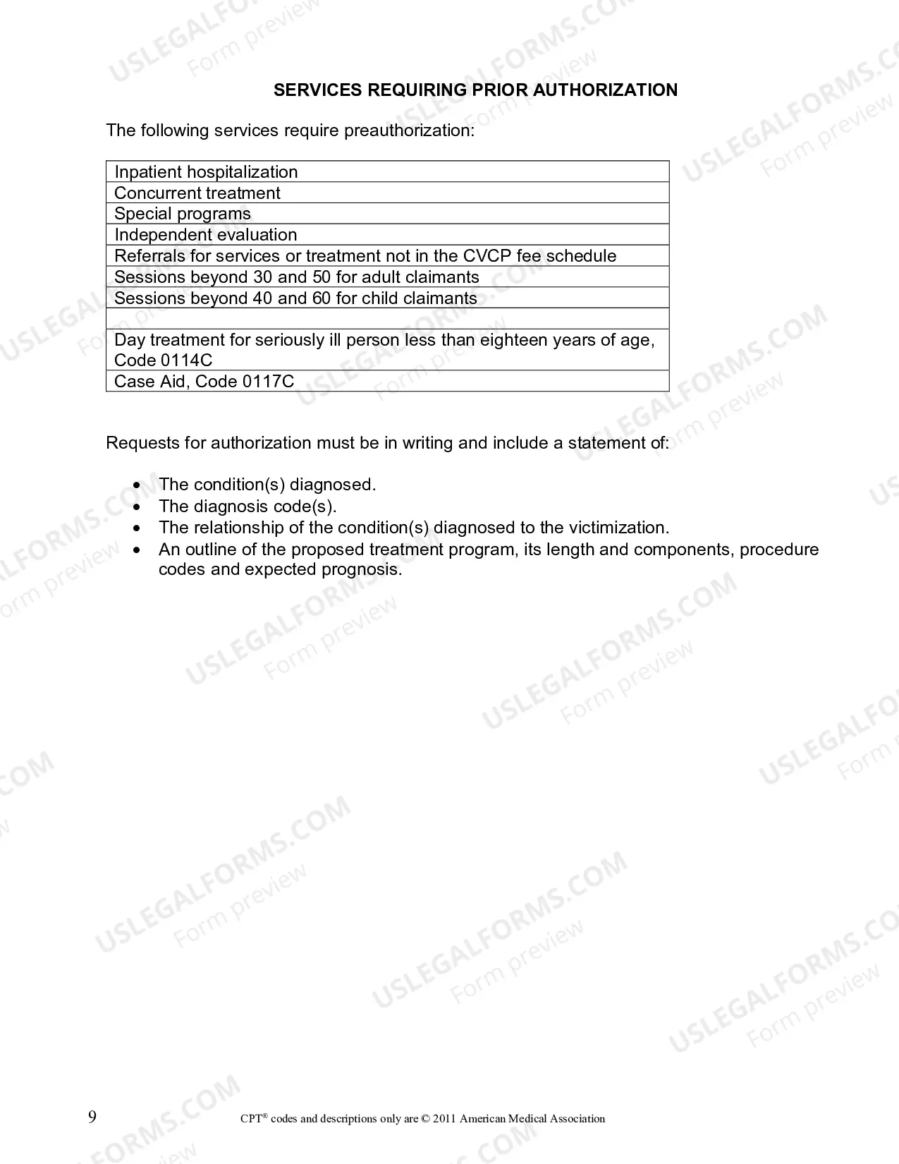 Preview Mental Health Fee Schedule and Billing Guidelines