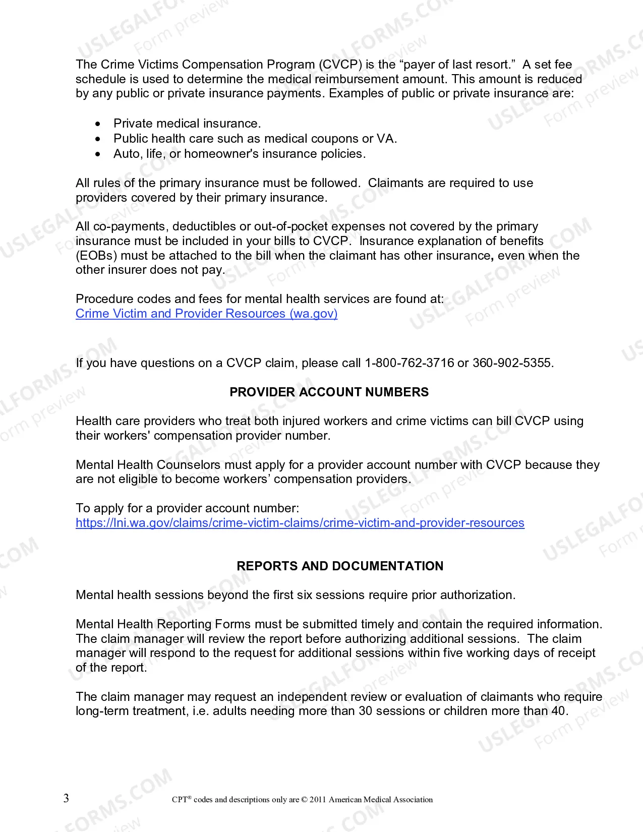 Preview Mental Health Fee Schedule and Billing Guidelines