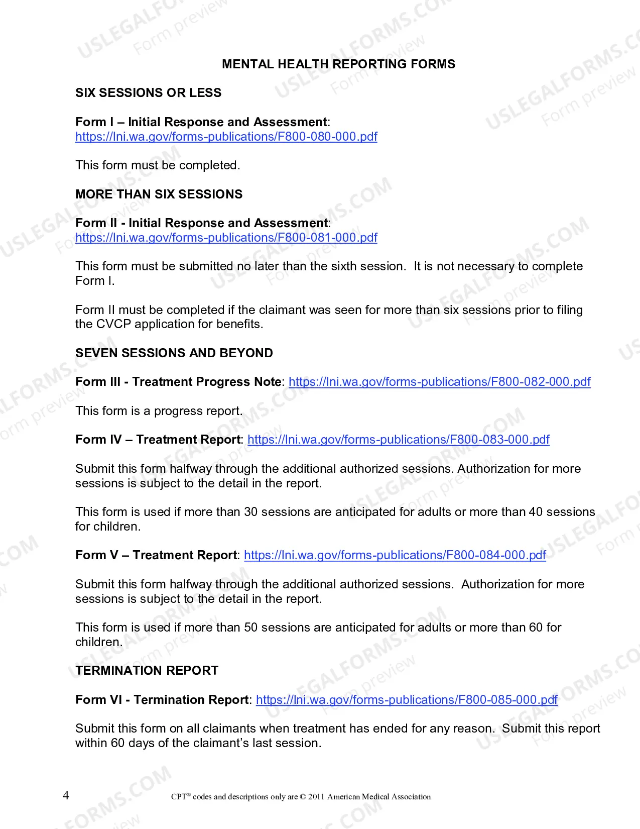 Preview Mental Health Fee Schedule and Billing Guidelines