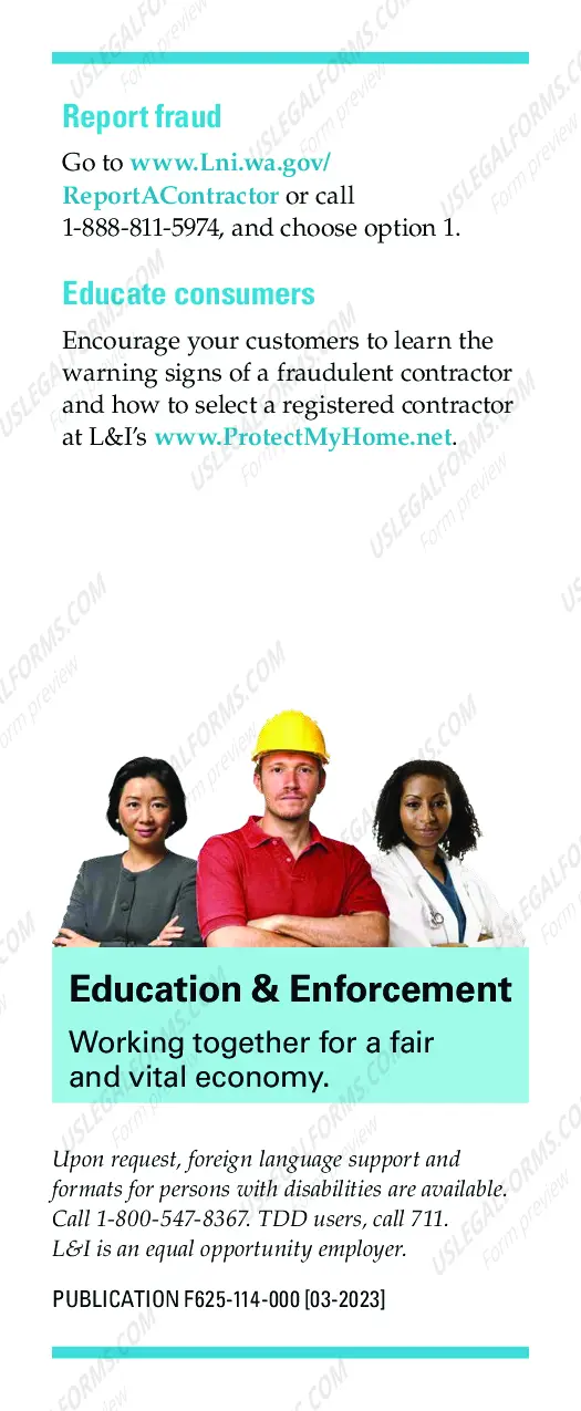 Preview Stop illegal contracting: See it? Report it.