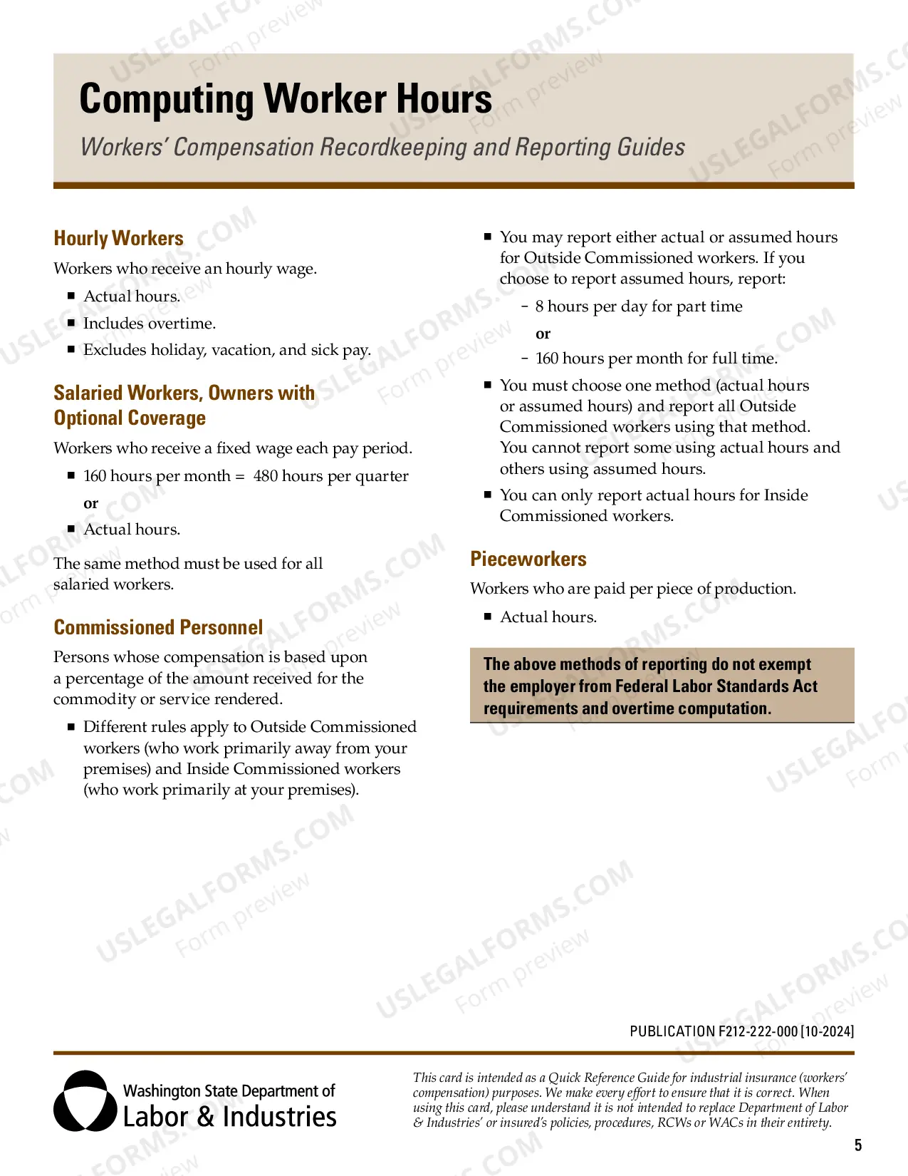 Preview Workers' Compensation Record Keeping and Reporting Guides