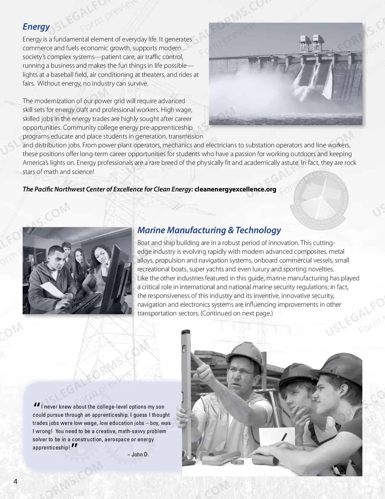 Preview A Parents' Guide to Apprenticeships