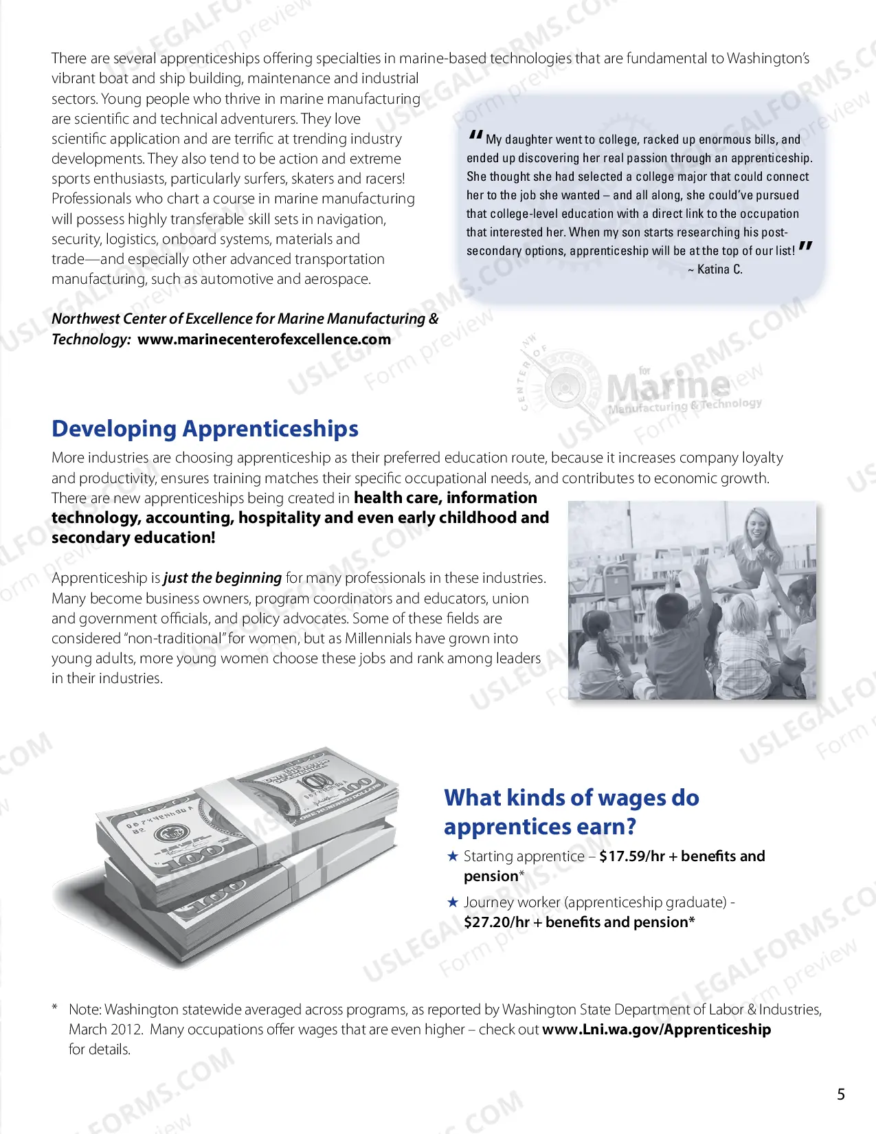 Preview A Parents' Guide to Apprenticeships