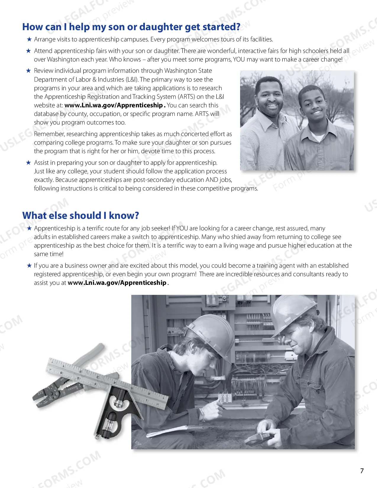 Preview A Parents' Guide to Apprenticeships